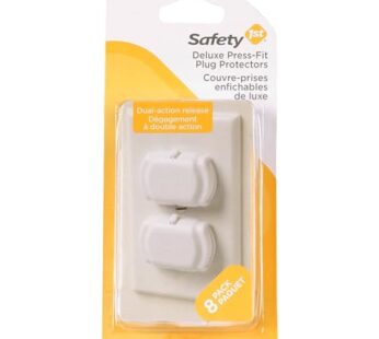 Safety 1st Deluxe Press Fit Outlet Plugs, 8 Count