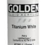 Golden Fluid Acrylic Paint 1 Ounce-Titanium White