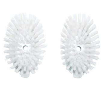 OXO Good Grips Soap Dispensing Dish Brush Refills, 2 Pack, White, Nylon Bristles