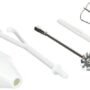 Norpro Cordless Mini Mixer, 5 Piece Set, One Size, White