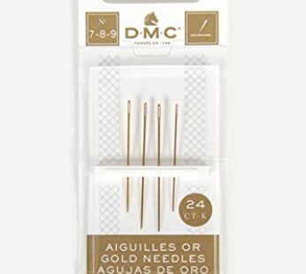 DMC 6133 Embroidery Hand Needles, Gold