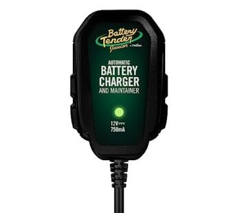 Battery Tender Junior 12V, 750mA Charger and Maintainer: Automatic 12V Powersports Battery