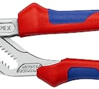 KNIPEX Tools – Pliers Wrench, Chrome, Multi-Component (8605180), 7-1/4 inches
