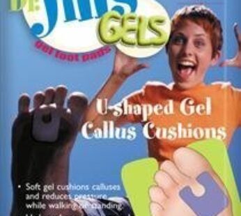 Dr. Jills Gel”U”-Shaped Callus Pads (Self-Stick & Re-Usable)