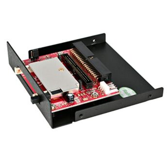 StarTech.com 3.5in Drive Bay IDE to Single CF SSD Adapter Card Reader (35BAYCF2IDE),Black