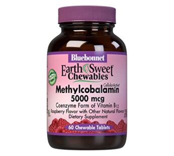 Bluebonnet Nutrition EarthSweet Methylcobalamin 5,000 mcg Active Coenzyme Form of Vitamin