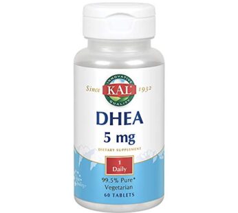 KAL DHEA-5 Tablets, 5mg, 60 Count