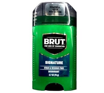 Brut Deodorant Oval Solid 2.25 Oz. (3 Pack)