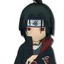 Great Eastern Entertainment Naruto Itachi PVC Keychain,Black,Small