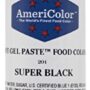 Food Coloring AmeriColor - Super Black Soft Gel Paste, 4.5 Ounce