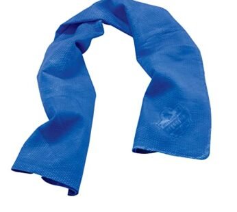 Ergodyne Chill-Its 6602 Evaporative Cooling Towel, Blue 13 inches x 29.5 inches