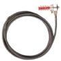Targus DEFCON T-Lock Serialized Combo Cable Lock for Laptop Computer and Desktop Security
