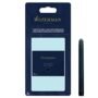 Waterman Fountain Pen Ink Cartridges, Long, Intense Black, 8 Count, Blister Pack