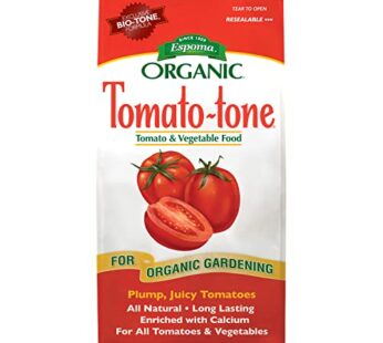 Espoma Organic Tomato-Tone 3-4-6 with 8% Calcium. Organic Fertilizer for All Types of Toma