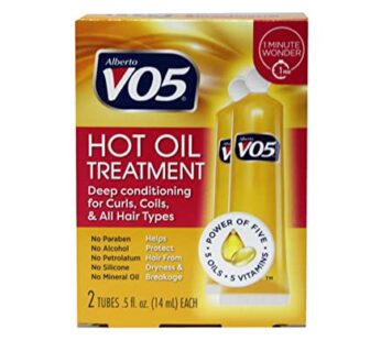 V05 Moisturizing Hot Oil, 2 tubes, 0.5 oz