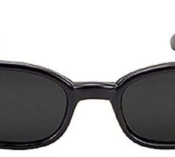 Pacific Coast Original KD’s Biker Sunglasses (Black Frame/Dark Grey Lens)
