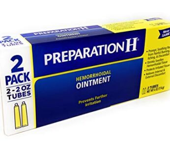 Preparation H Hemorrhoidal Ointment, 2-Ounce Tubes (Pack of 2)