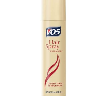 VO5 Hairspray Extra Body Crystal Clear 8.5 oz