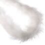 ZUCKER - 2 Yard Marabou Feather Boa -Christmas Decorations - Vibrant Holiday Home Decor -