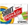 Shout Stain Remover Wipes-12 ct.