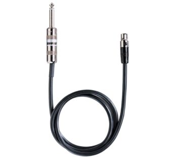 Shure WA302 2′ Instrument Cable, 4-Pin Mini Connector (TA4F) to 1/4″ Connector