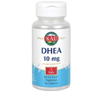 KAL DHEA-10 Tablets, 10mg, 60 Count