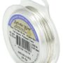 Artistic Wire, 24 Gauge / .51 mm Silver Plated Tarnish Resistant Colored Copper Craft Wire