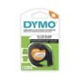 DYMO 18771 LT Iron-On Fabric Labels, 1/2-Inch x 6.5-Foot Roll, Black Print on White, Iron