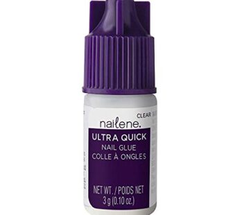 Nailene Super Strong, Fast-Drying Nail Glue ? Durable, Easy to Apply False Nail Glue ? Rep