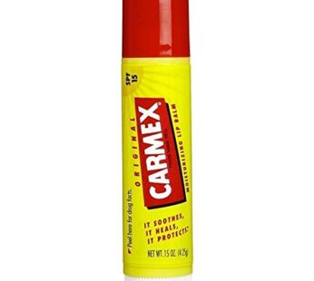 Carmex Strawberry Flavor Moisturizing Lip Balm Stick SPF 15