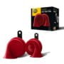 HELLA 007424801 Twin Trumpet High/Low Tone 12V Horn Kit with Bracket, Red