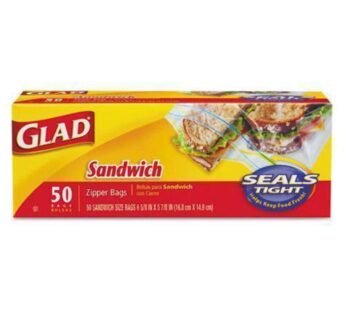 Glad Zipper Bags, Sandwich 50 bags
