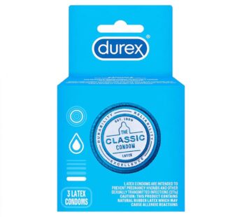 Durex Classic Condom, 3 Count