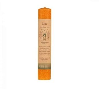 Aloha Bay Chakra Pillar Love Candle, 1 EA, Orange