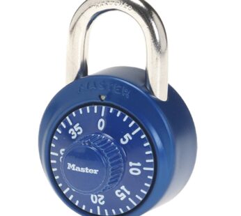 Master Lock 1-7/8 in (48 mm) wide Combination Padlock with Aluminum Cover, 3/4 in (19 mm s