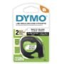 DYMO(R) LT 10697 Black-On-White Tape, 0.5in. x 13ft., 10697