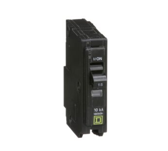 Square D by Schneider Electric, Pack of 1, Black QO115CP Circuit Breaker