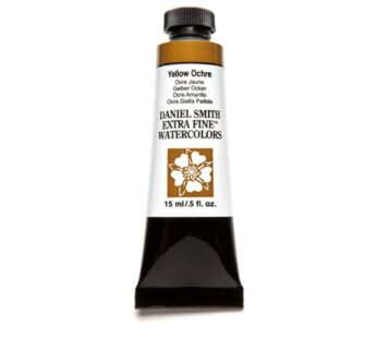 Daniel Smith Extra Fine Watercolor 15ml Paint Tube, Yellow Ochre (284600114), 0.5 Ounce (P