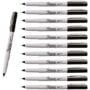 SHARPIE Permanent Markers, Ultra Fine Point, Black, 12-Count