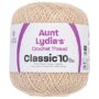 Coats Crochet Aunt Lydia's Crochet, Cotton Classic Size 10, Ecru