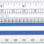 Westcott Data Processing Magnifying Ruler, 12-Inches, Clear (14125)