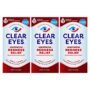 Clear Eyes Maximum Redness Eye Relief Eye Drops, 1 Fl Oz (Pack of 3)
