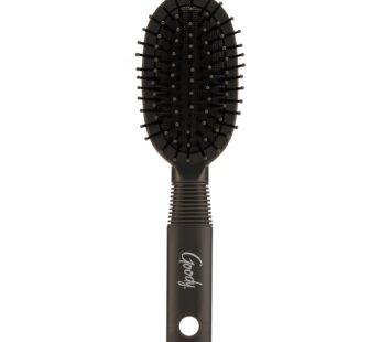 Goody Mini Cushion Hair Brush – Oval Travel Hairbrush for All Hair Types, Tangles Knots Wi
