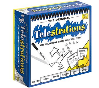 Telestrations Original 8-Player | Family Board Game | A Fun Game for Kids and Adults | Gam