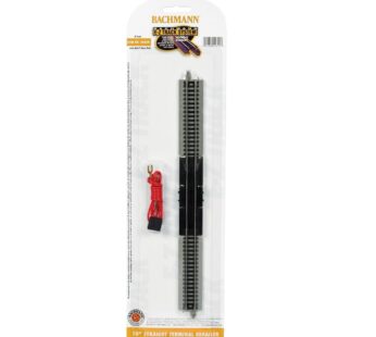 Bachmann 10″ Straight Terminal Rerailer With Wire – N Scale