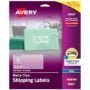 Avery Printable Shipping Labels with Sure Feed, 2" x 4", Matte Clear, 250 Blank Mailing La
