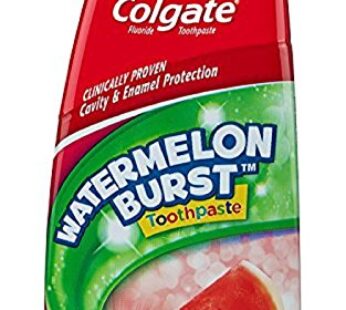 Colgate Kids 2 In 1 Toothpaste & Mouthwash, Watermelon Flavor, 4.6 oz (130 g)