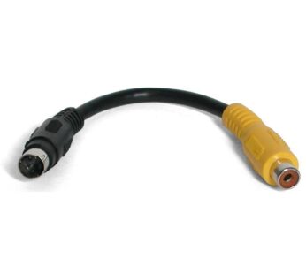StarTech.com 6 in. S Video to Composite Video Adapter Cable – S-Video to Composite Video –