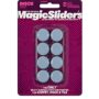 Magic Sliders 8025 Series 8PK 1" RND Slide Disc, Blue