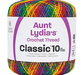 Aunt Lydia Classic Crochet Thread, 1 Pack, Mexicana, 900 Foot